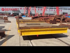 รถขนส่งแบบใช้แบตเตอรี่พื้นเรียบขับเคลื่อนด้วยรางรถไฟ