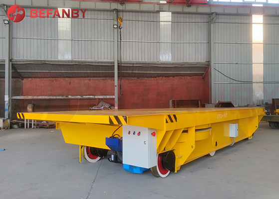 Ferry Rail Transfer Trolley Q235 Material Track Flat Transfer Cart