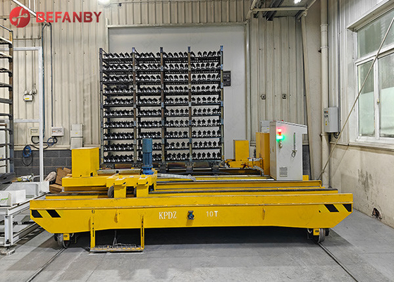 Self - Propelled Annealing Furnace Rail Transfer Cart High Temperature Proof