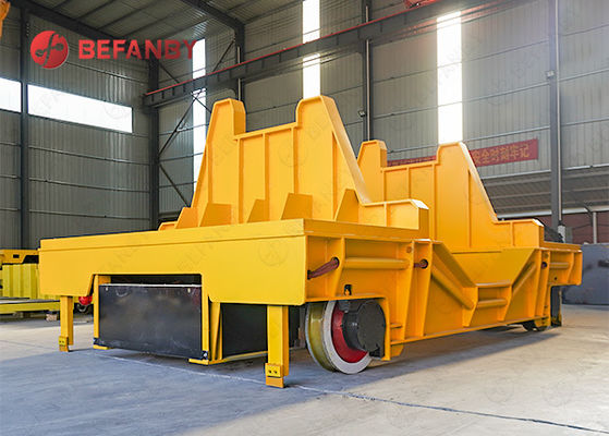 Stable Cast Steel Wheel Hollow In Middle Ladle Transfer Cart