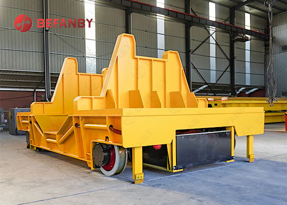 Stable Cast Steel Wheel Hollow In Middle Ladle Transfer Cart