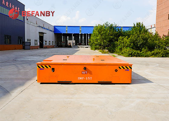15 Ton Unlimted Running Distance Battery Operated Trackless Transfer Trolleys