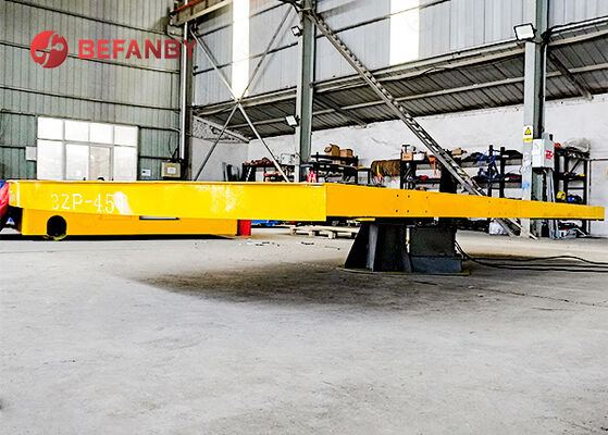 Professional 45T Material Turntable Transfer Cart For Factory