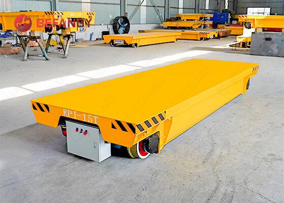 15 Tonne Rail Transfer Cart with Cable Reel Power Supply and Remote Control Operation