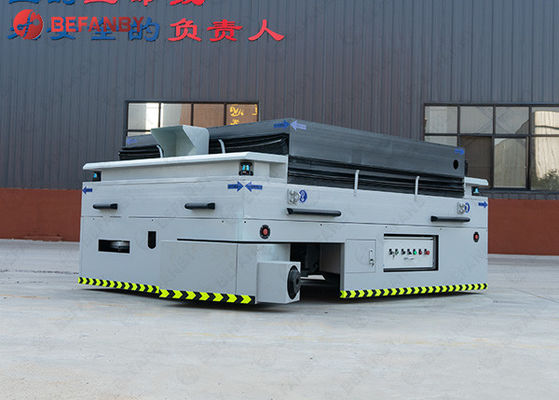 โรงงานผลิตหมักกันระเบิด 55T รถขนส่งสเตอริงทุกล้อ