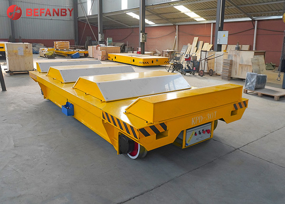 Handle Operation Low Voltage Rail Transport Cart For Industrial Field