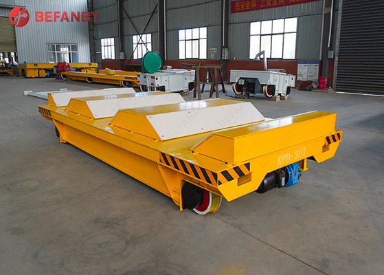 Handle Operation Low Voltage Rail Transport Cart For Industrial Field