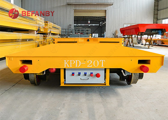 20T Rail Cast Steel Forging Factory Wheel Operated Transfer Cart