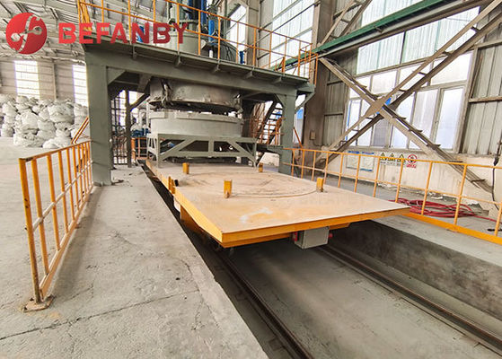 Long Lifetime Table Turntable Material Rail Transfer Cart