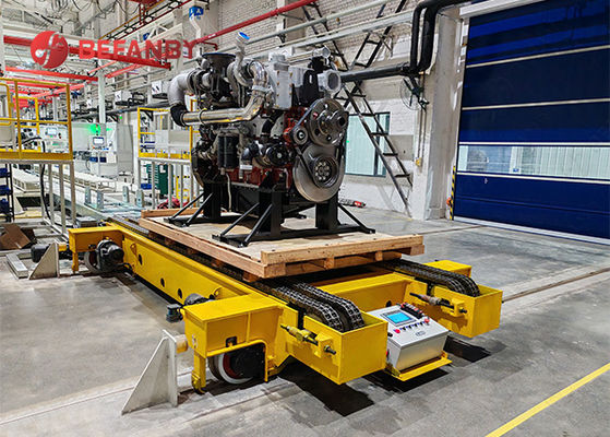 รถขนส่งหุ่นยนต์ RGV รุ่น 15T ที่ใช้แบตเตอรี่บรรทุกภาระหนัก