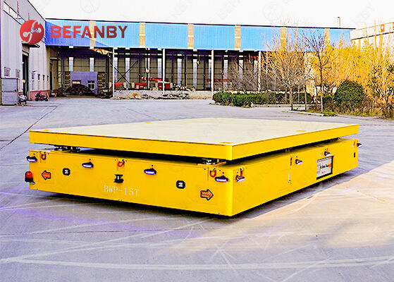 Professional 15T Load Capacity Hydraulic Lift Transfer Cart with Wireless Remote Control and Hydraulic Lifting System