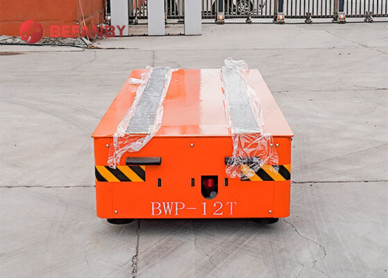 รถเข็นถ่ายโอนแบบไร้รางโซ่ลำเลียง 12T สำหรับโรงงานแม่พิมพ์