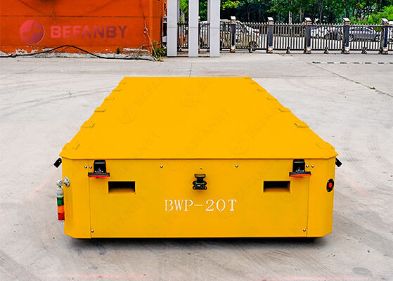 20 Ton  Capacity Steerable Transfer Carts For Forging Factory