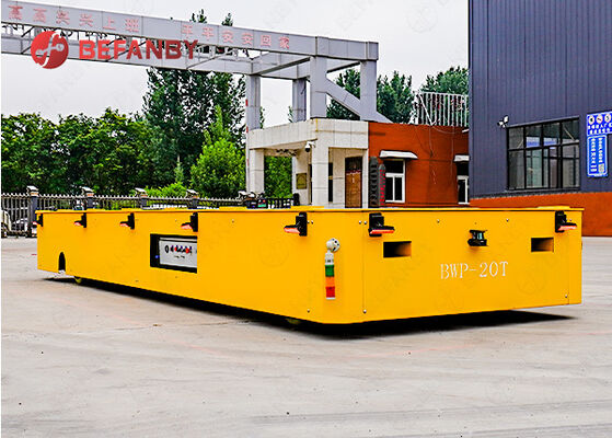 20 Ton  Capacity Steerable Transfer Carts For Forging Factory