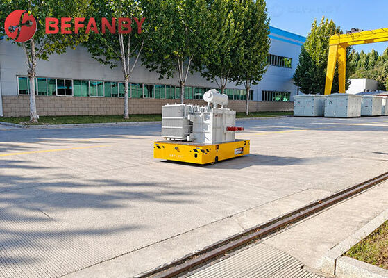 30 Ton Steerable Flexible Trackless Transfer Cart with Customized Load Capacity and High Strength Steel