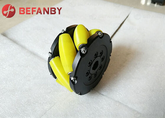 6 Inch 600kg Load PU Mecanum Wheels for AGV and Omnidirectional Applications