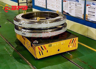 1-500T แบตเตอรี่ขับเคลื่อน Steerable Electric Trackless Transfer Cart China Factory